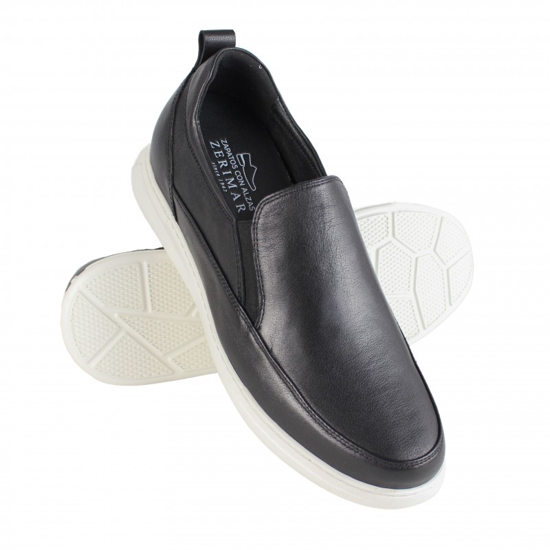 zerimar shoes Zapatos de piel con alzas interiores +6 cm modelo TOMMO