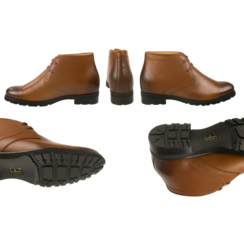 zerimar shoes Botas de piel de vestir con alzas de 7 5 cm para hombre Envío gratis