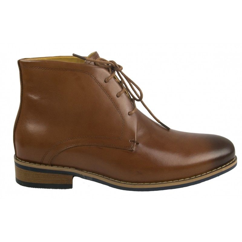 zerimar shoes Botas de vestir de piel con alzas que aumentan la altura 7 cm Oferta especial de fábrica