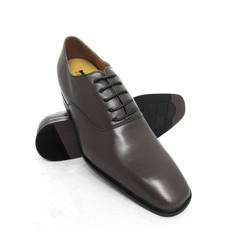 zerimar shoes Zapatos para hombre de vestir con alzas de 7 cm y cordones