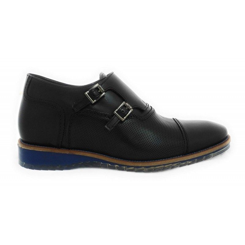 zerimar shoes Zapatos con alzas para hombre con doble hebilla fabricados en España Superdescuento