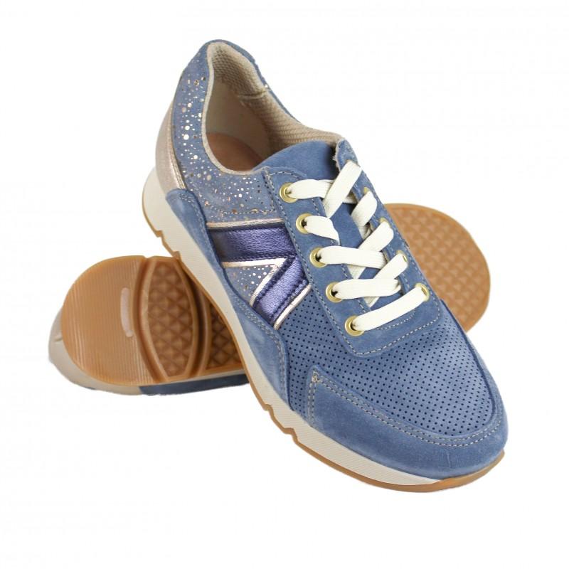 zerimar shoes Sneakers de piel combinados modelo FARO