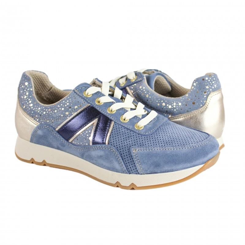 zerimar shoes Sneakers de piel combinados modelo FARO Tienda de fábrica