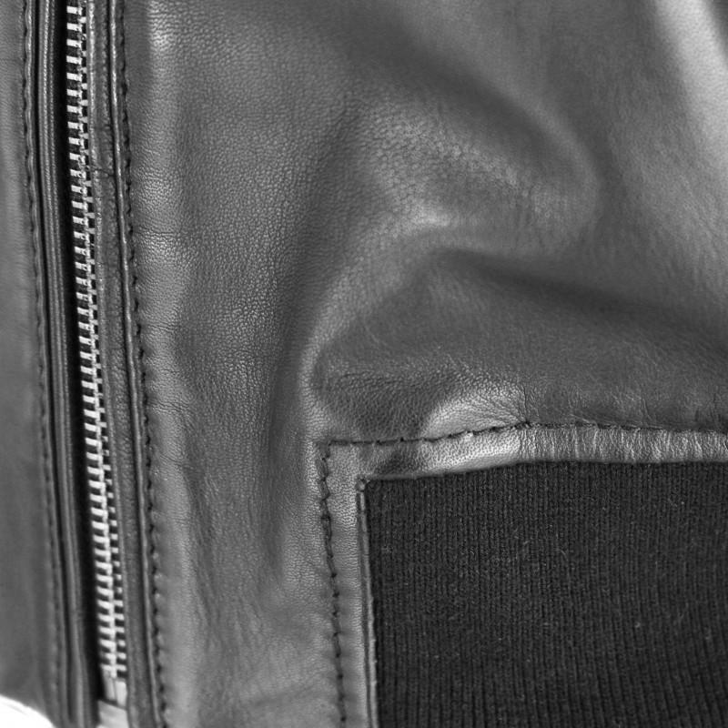 zerimar shoes Bomber corta de piel con cremallera modelo MITES Oferta exclusiva