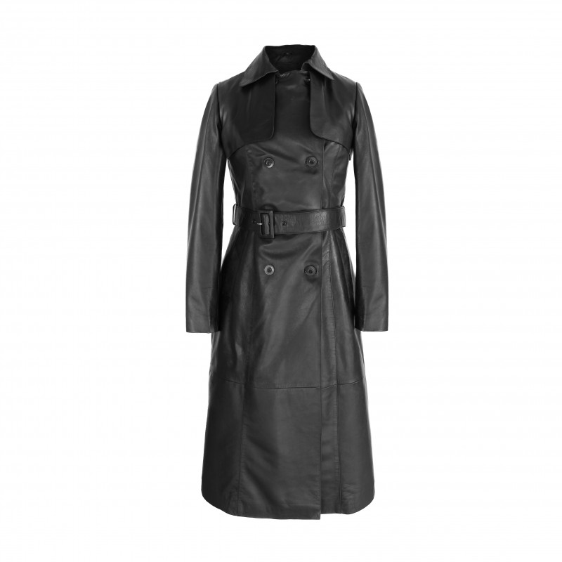 zerimar shoes Gabardina larga con botones modelo MESSNER