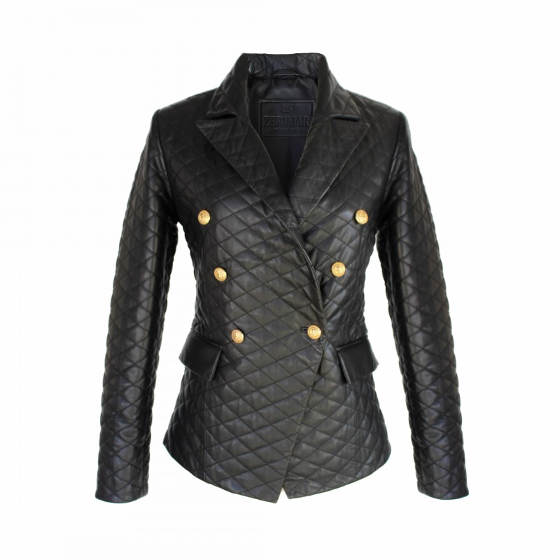zerimar shoes Blazer acolchada con botones modelo DOFANA
