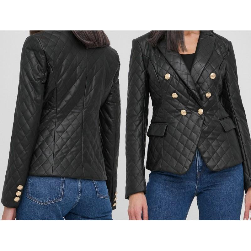zerimar shoes Blazer acolchada con botones modelo DOFANA Descuento por venta flash