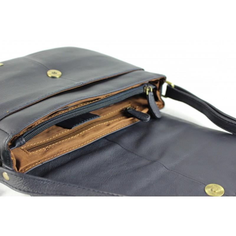 zerimar shoes Bolso solapa de piel 21x25x7 cm CROSET Rebajas de fin de temporada