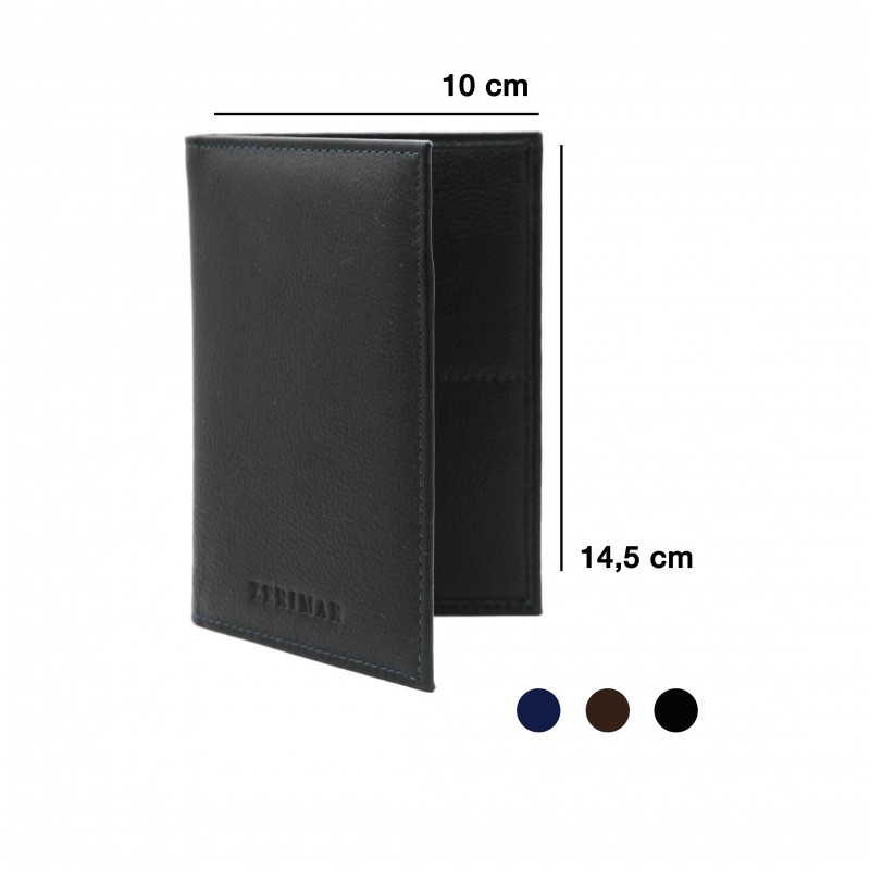 zerimar shoes Cartera funda pasaporte de piel multiespacio 14 5x10 cm Devoluciones gratuitas