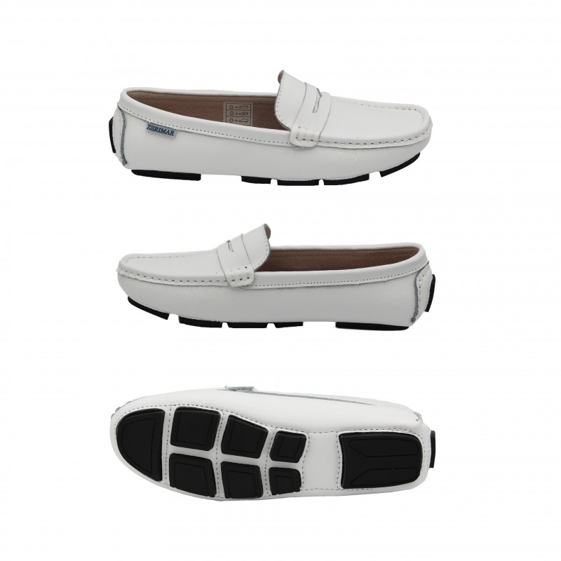 zerimar shoes Mocasines de piel con antifaz modelo ALCAR Venta caliente