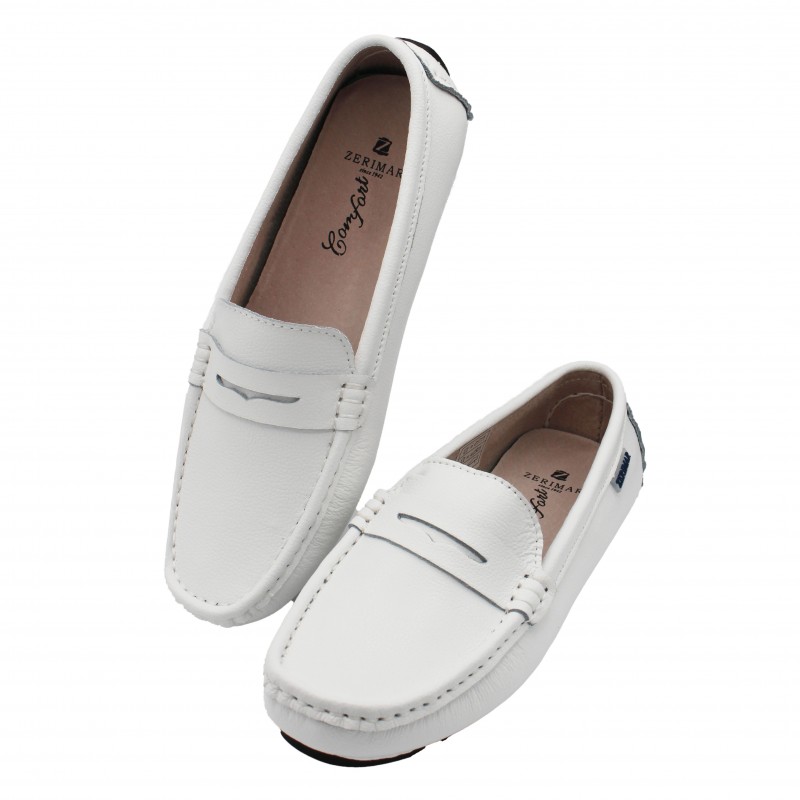 zerimar shoes Mocasines de piel con antifaz modelo ALCAR Venta caliente