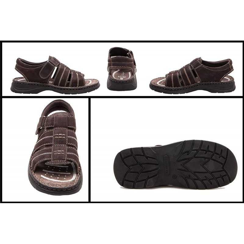 zerimar shoes Sandalias de piel de trekking o senderismo Descuento
