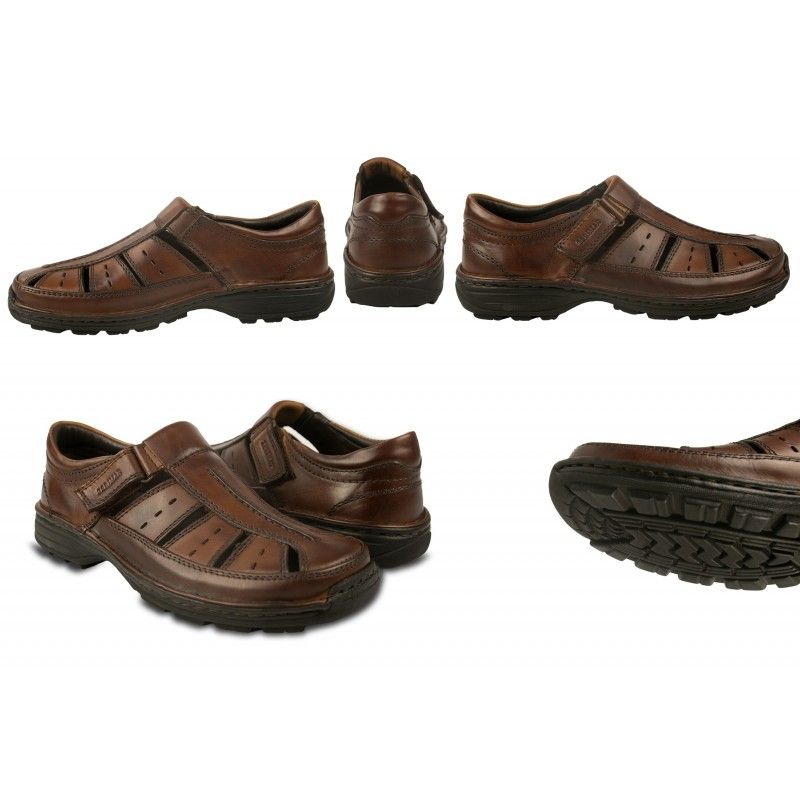 zerimar shoes Sandalias de hombre de piel de trekking o senderismo Tienda