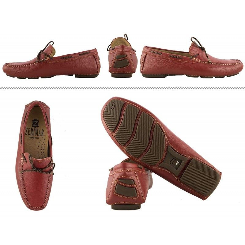 zerimar shoes Nauticos de hombre de piel para verano tallas grandes 47 a 50 Mejor oferta