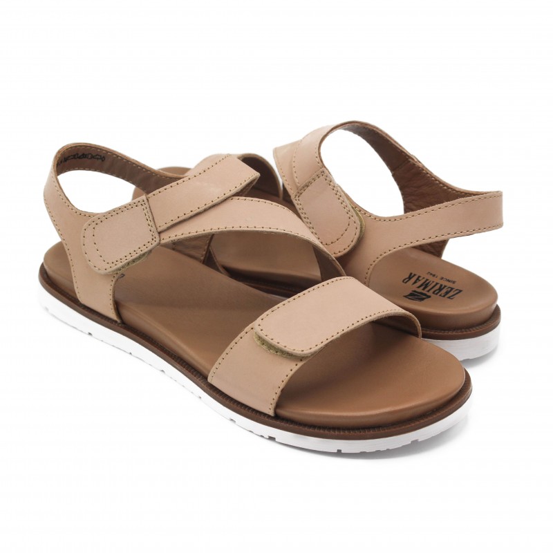 zerimar shoes Sandalias planas de piel modelo FAHAR Rebajas top