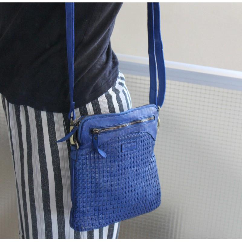 zerimar shoes Bolso de piel trenzado 26x26x4 cm Oferta especial