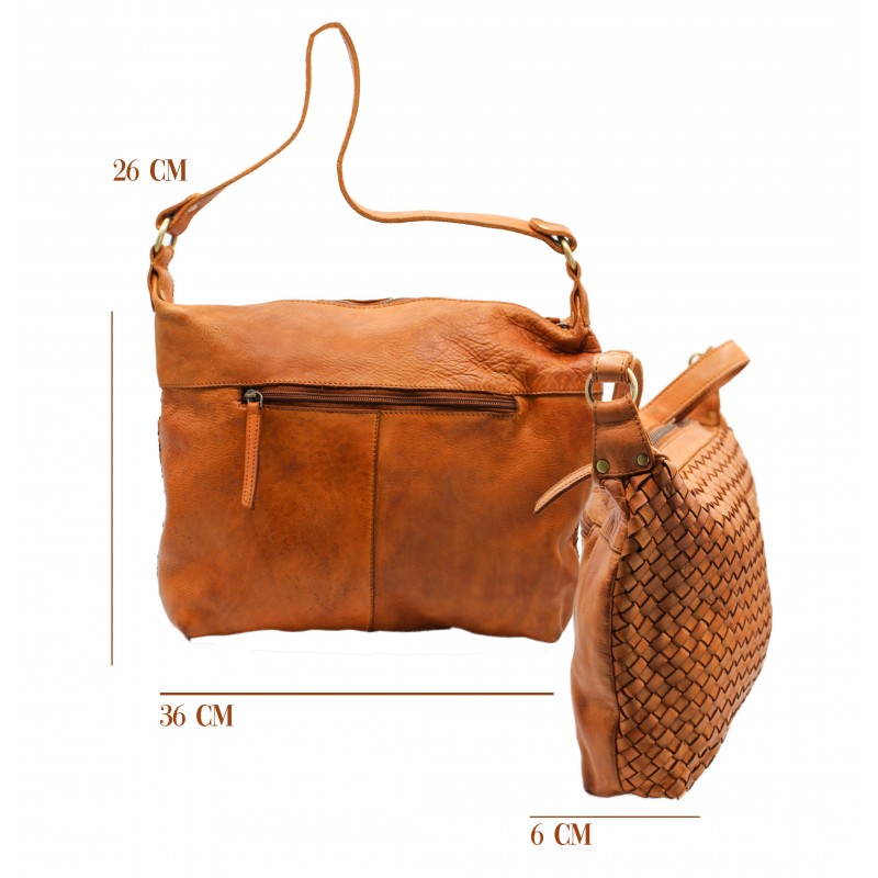 zerimar shoes Bolso de piel trenzado 36x26x6 cm Envío gratis