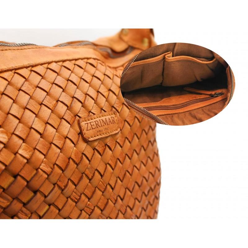 zerimar shoes Bolso de piel trenzado 36x26x6 cm Envío gratis
