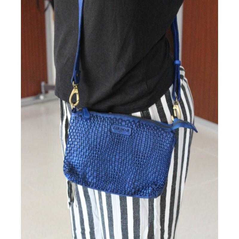 zerimar shoes Bolso de piel trenzado 25x19x10 cm Último día