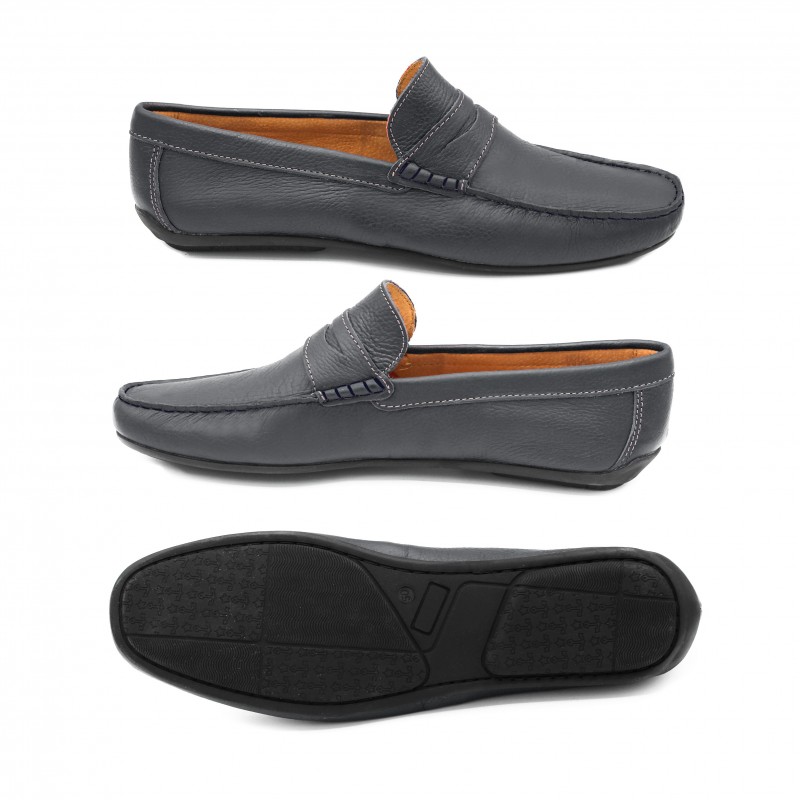 zerimar shoes Mocasines antifaz de piel para hombre - tallas grandes Tienda de fábrica