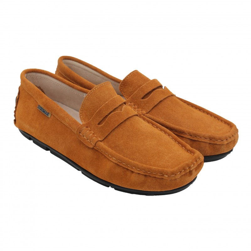 zerimar shoes Mocasines de ante natural con antifaz modelo BONNY Limitado a 3 días