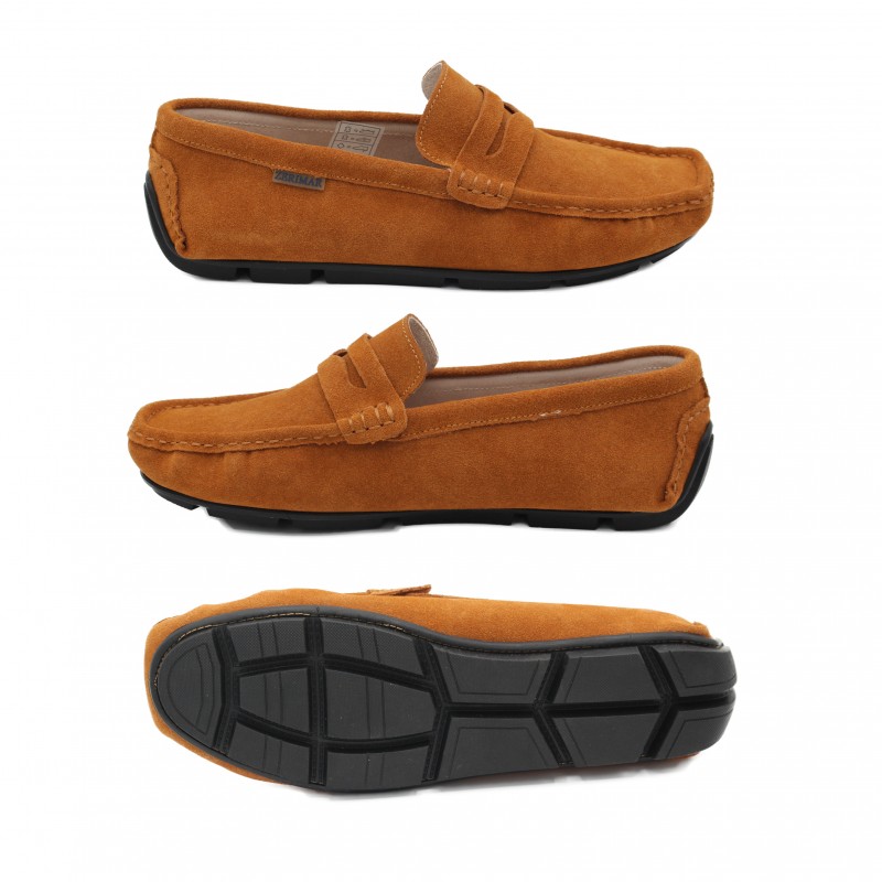 zerimar shoes Mocasines de ante natural con antifaz modelo BONNY Limitado a 3 días