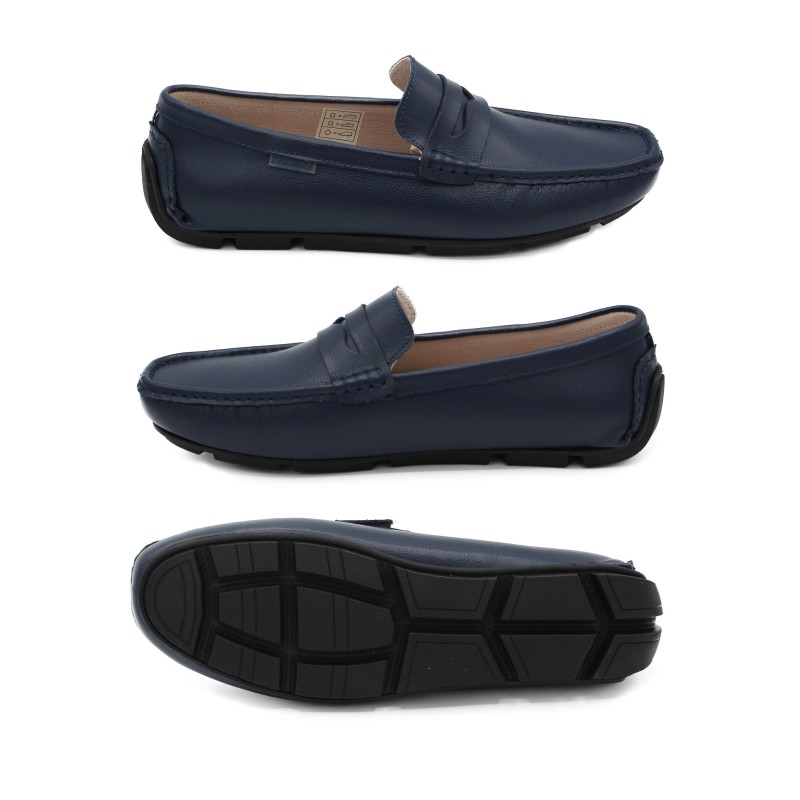 zerimar shoes Mocasines de ante natural con antifaz modelo BINNY Ahorra y exporta