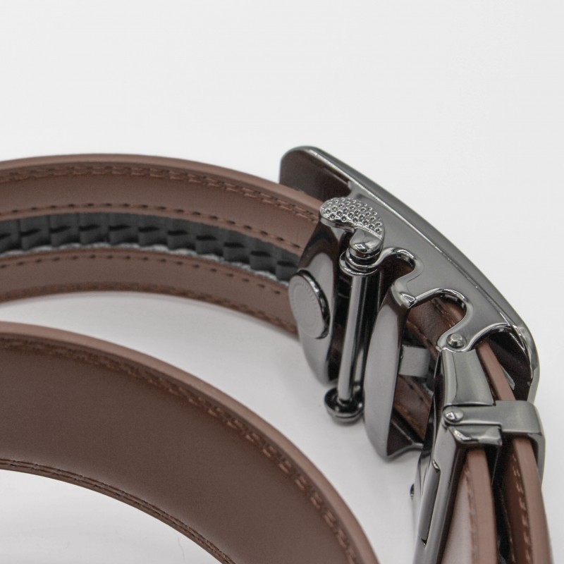zerimar shoes Cinturón de piel con hebilla automatica modelo TRENO Ofertas de temporada