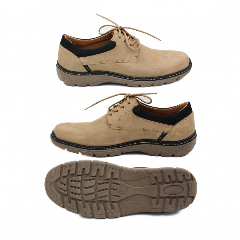 zerimar shoes Zapatos de piel 2 colores con cordones modelo BIONIO Ofertas especiales