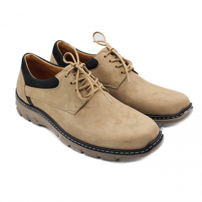 zerimar shoes Zapatos de piel 2 colores con cordones modelo BIONIO Ofertas especiales