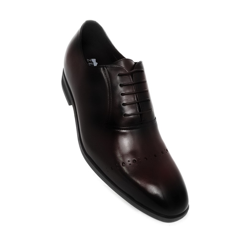 zerimar shoes Zapatos de piel con alzas Interiores para hombre 7 cm Tienda