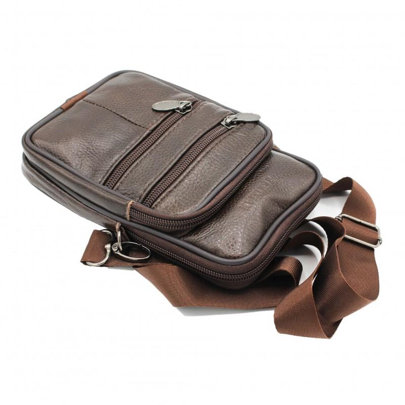 zerimar shoes Bolso bandolera de piel con asa y para cinturón 10x8 cm Rebajas online
