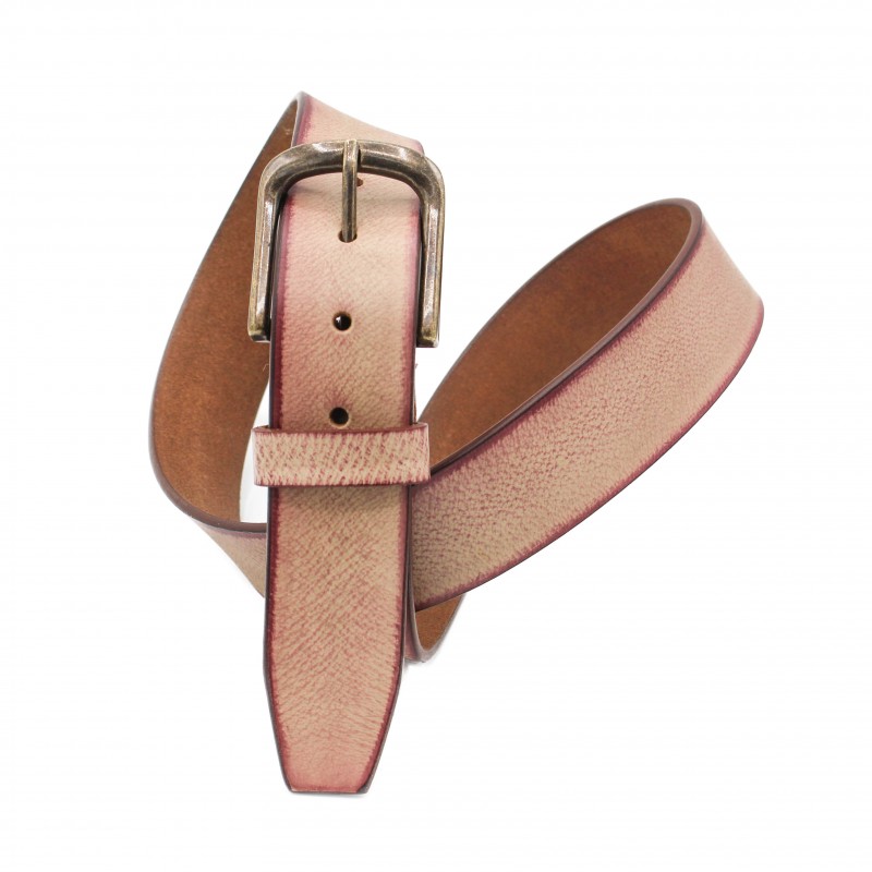 zerimar shoes Cinturón de piel con degradado 39 mm modelo NATURAL Precio de fábrica