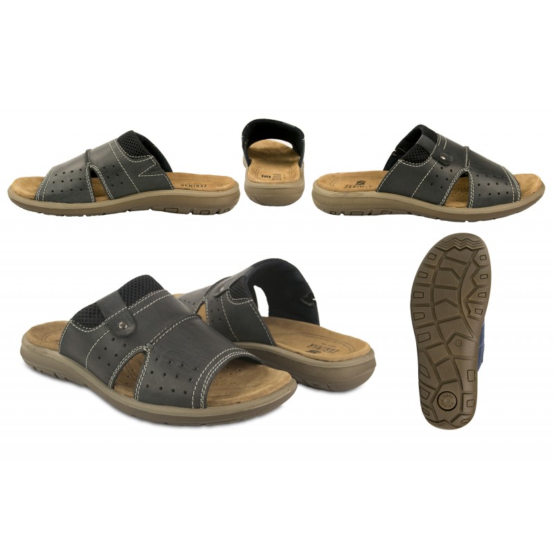 zerimar shoes Sandalias BLEND de piel natural Tienda de fábrica