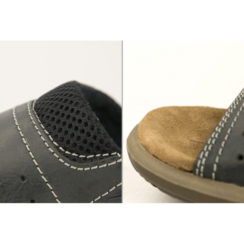 zerimar shoes Sandalias BLEND de piel natural Tienda de fábrica