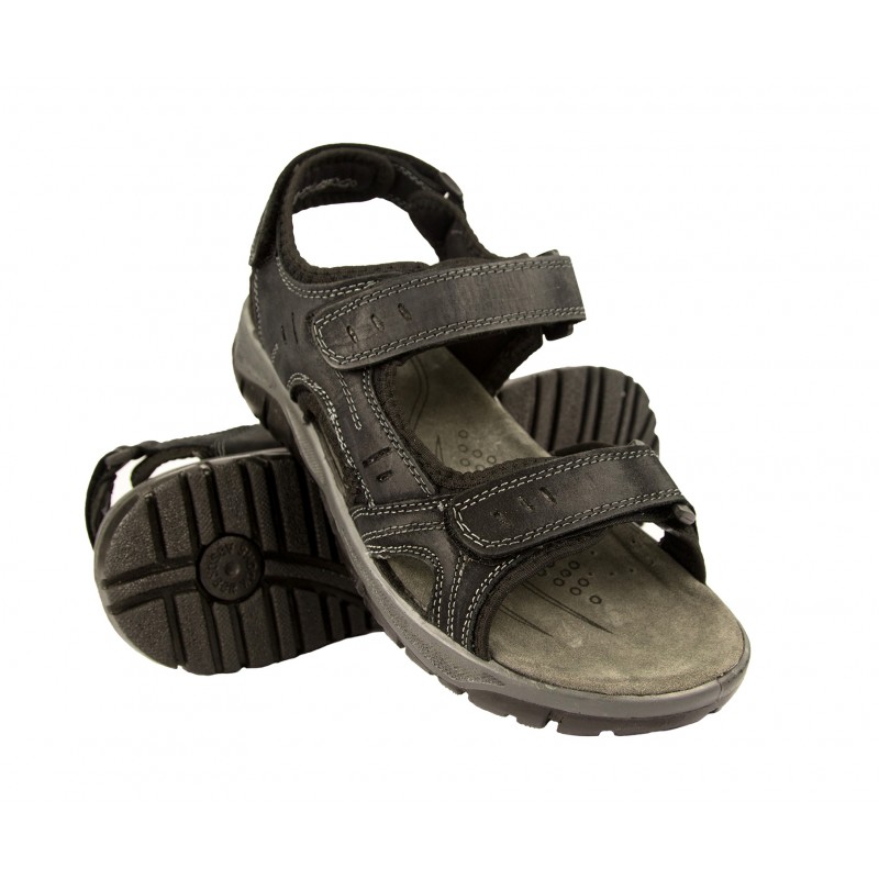 zerimar shoes Sandalias de piel STONE con cierre de velcro Limitado a 3 días