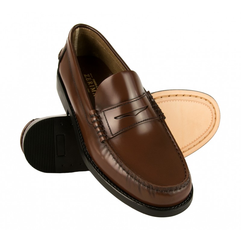 zerimar shoes Mocasines ultraligeros de hombre con antifaz burdeos Ofertas especiales