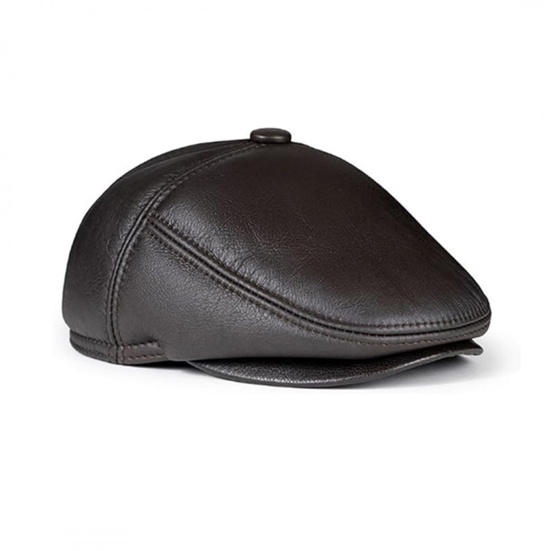 zerimar shoes Gorra de cuero tipo boina estilo Peaky Blinders Gorra Gatsby