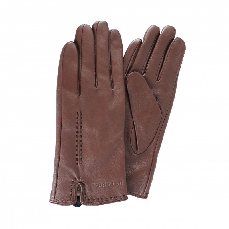 zerimar shoes Guantes de piel para mujer modelo NOSVA