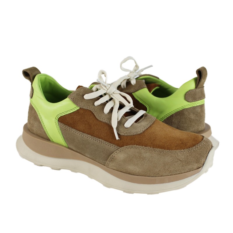 zerimar shoes Sneakers de piel combinados modelo JEQUIN Mejor oferta