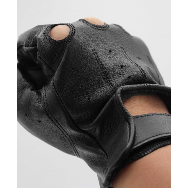 zerimar shoes Guantes de piel sin dedos para conductores cortos Envío gratis