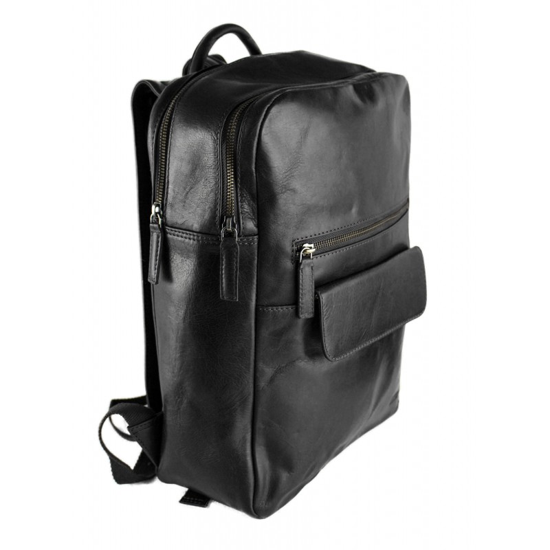 zerimar shoes Mochila de piel natural 38x28x11 cm BLOKE Últimos 2 días