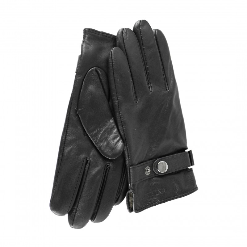 zerimar shoes Guantes de piel con clip ajustable modelo BIRLE