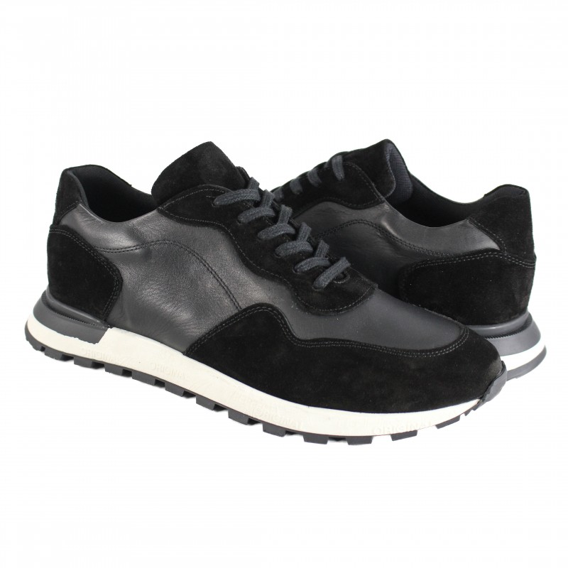 zerimar shoes Sneakers de piel combi con detalle relieve Solo hoy