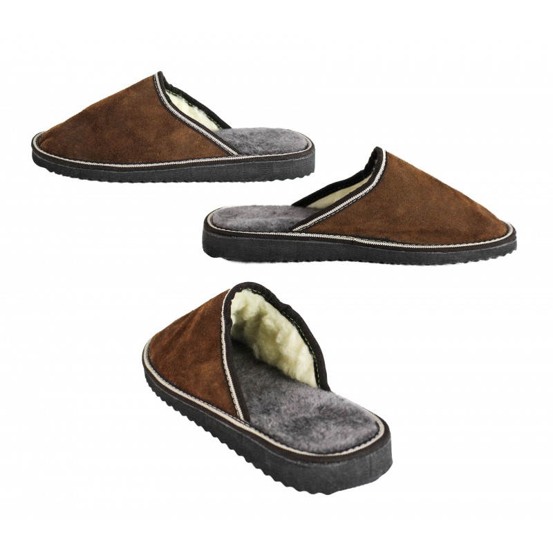 zerimar shoes Pantuflas de piel Double Face para estar por casa Superdescuento