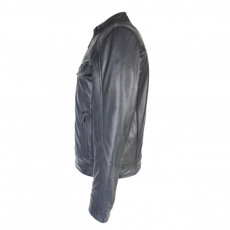 zerimar shoes Chaqueta de piel con cremallera GERMAN Envío internacional gratuito