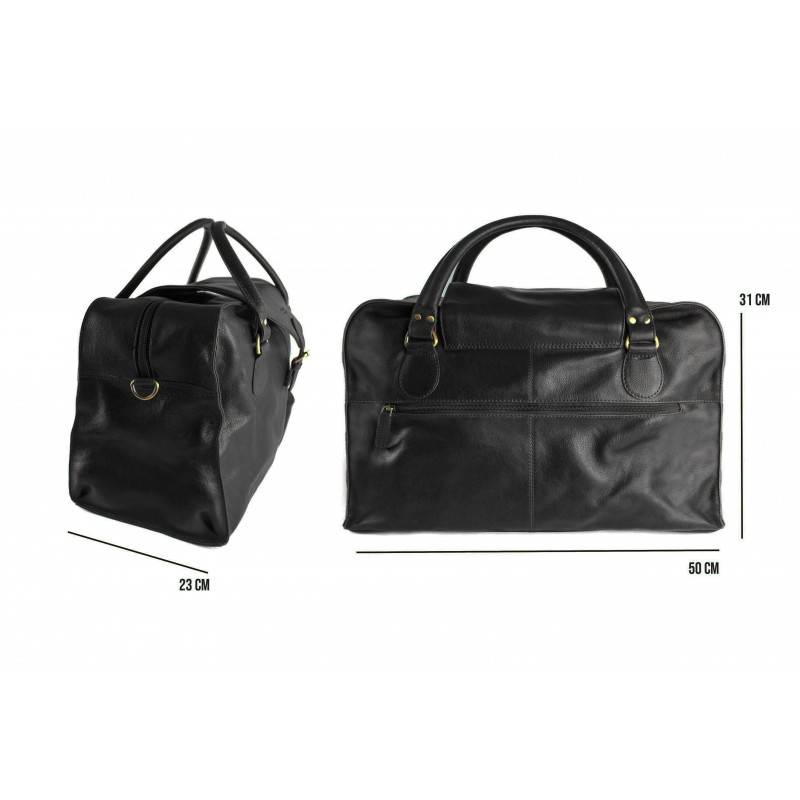 zerimar shoes Bolso de piel de viaje 50x31x23 cm MONDO Precios de Black Friday