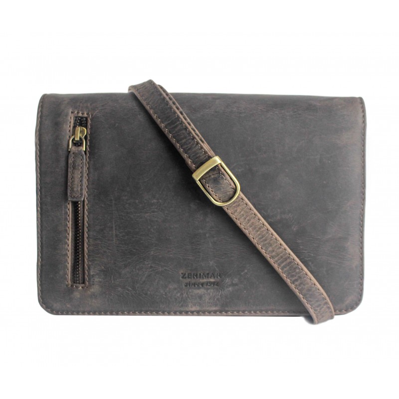 zerimar shoes Bolso solapa de piel 17x25x8 cm ANOTHER En oferta
