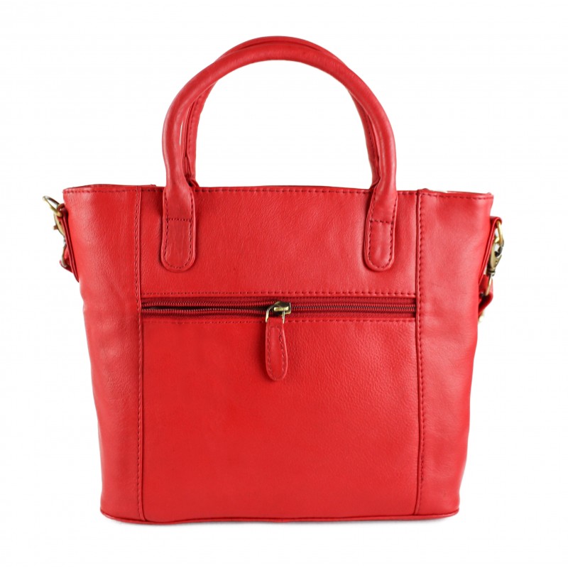 zerimar shoes Bolso de piel con cremallera EXTREMO 21x27x9 cm Libre de impuestos