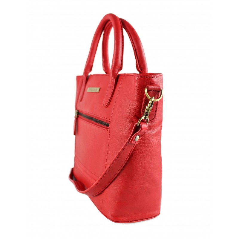 zerimar shoes Bolso de piel con cremallera EXTREMO 21x27x9 cm Libre de impuestos